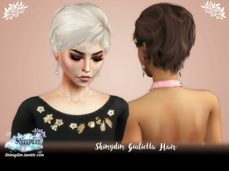 Shimydim Giulietta Hairstyle By Shimydim Sims 4 CC