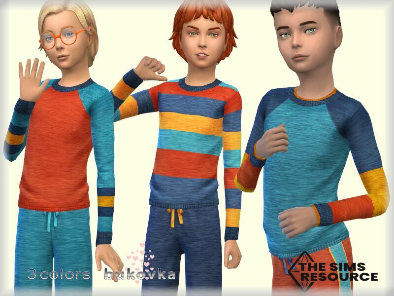 Shirt Child Male By Bukovka Sims 4 CC