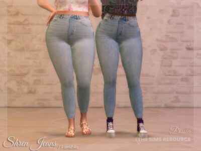 Shren Jeans By Dissia Sims 4 CC