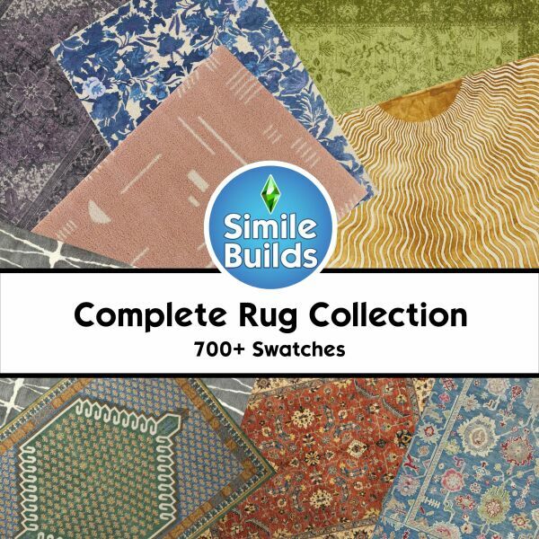 Similebuilds – Complete RUG Collection By Similebuilds Sims 4 CC