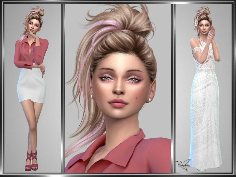 Simone Saurin By Trasras Sims 4 CC