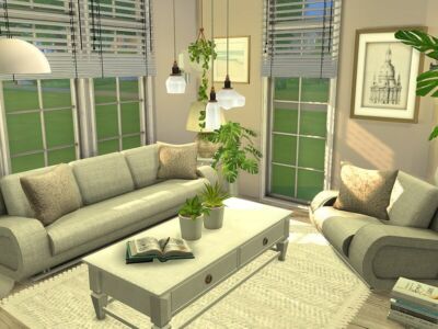 Simplicity Living Room – CC By Flubs79 Sims 4 CC