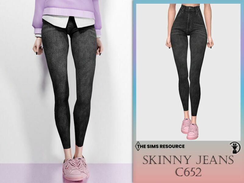 Skinny Jeans C652 By Turksimmer Sims 4 CC