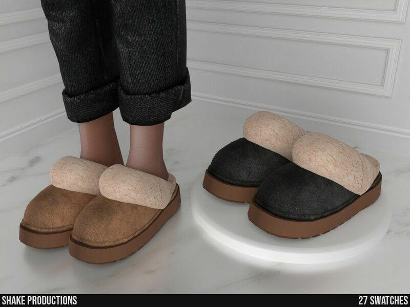 Slippers (Female) S022407 Sims 4 CC