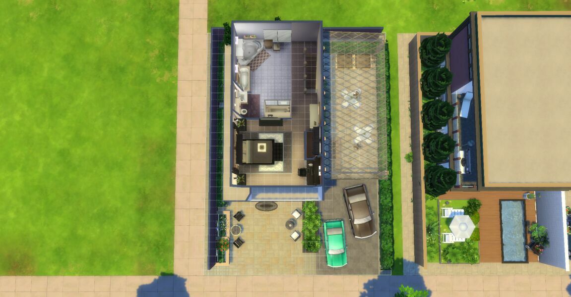 sims 4 cc small modern enclosure by emcreativesite 3