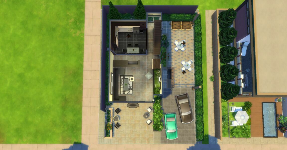 sims 4 cc small modern enclosure by emcreativesite 4