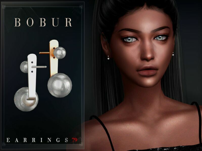 Small Simple Pearl Earrings By Bobur3 Sims 4 CC