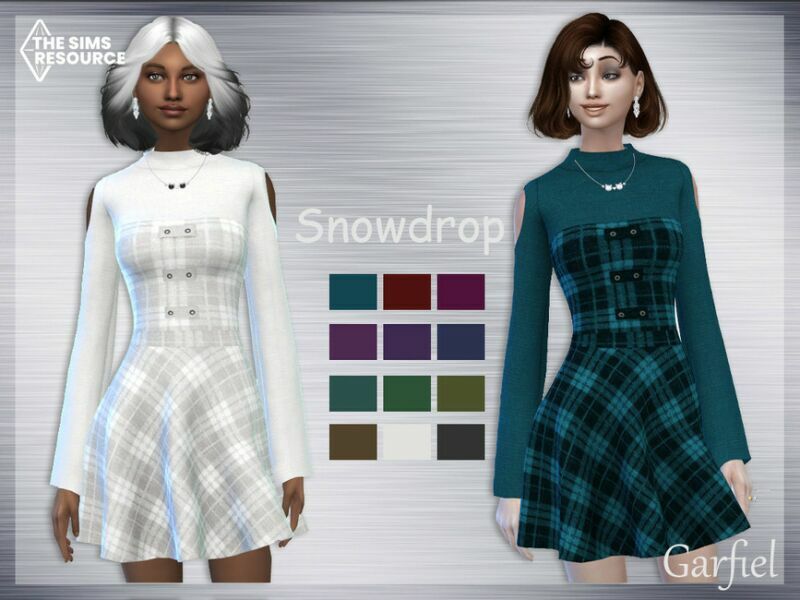 Snowdrop By Garfiel Sims 4 CC