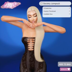 Society Jumpsuit Sims 4 CC