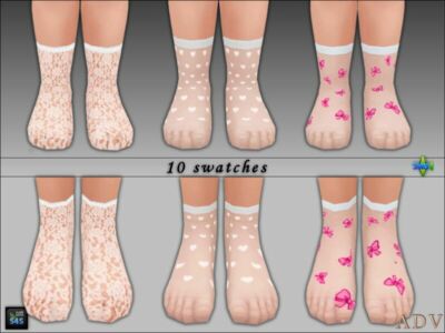 Socks For Girls Sims 4 CC