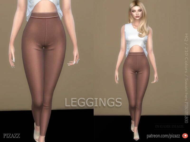 sims 4 cc soft shine leggings by pizazz 2