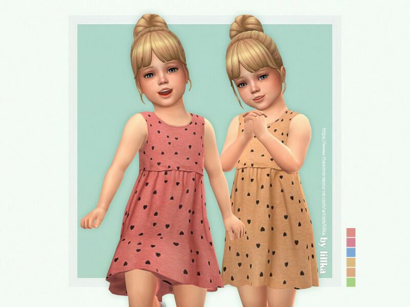 Sonja Dress By Lillka Sims 4 CC