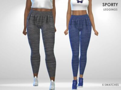 Sporty Leggings By Puresim Sims 4 CC