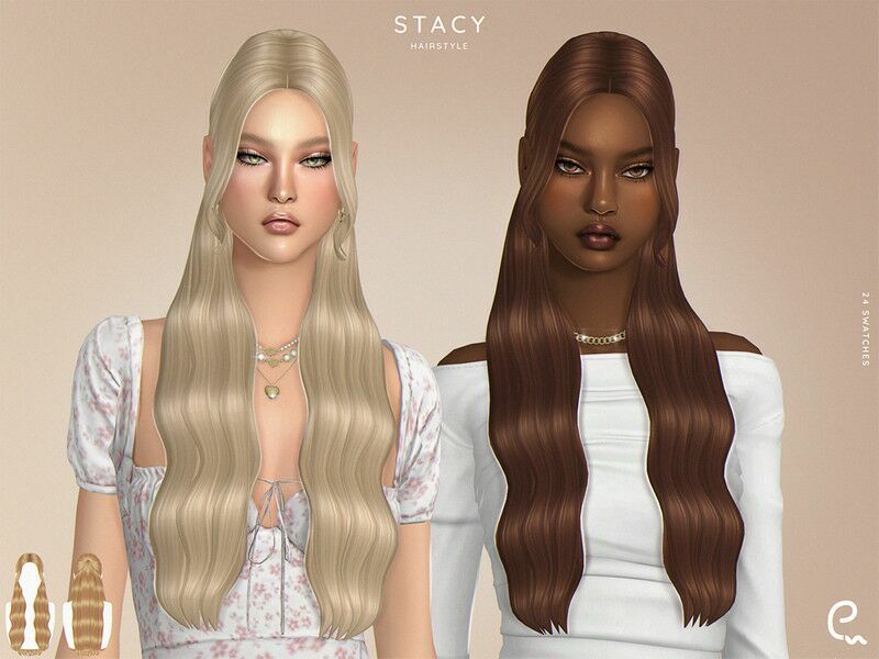 Stacy Hairstyle Sims 4 CC