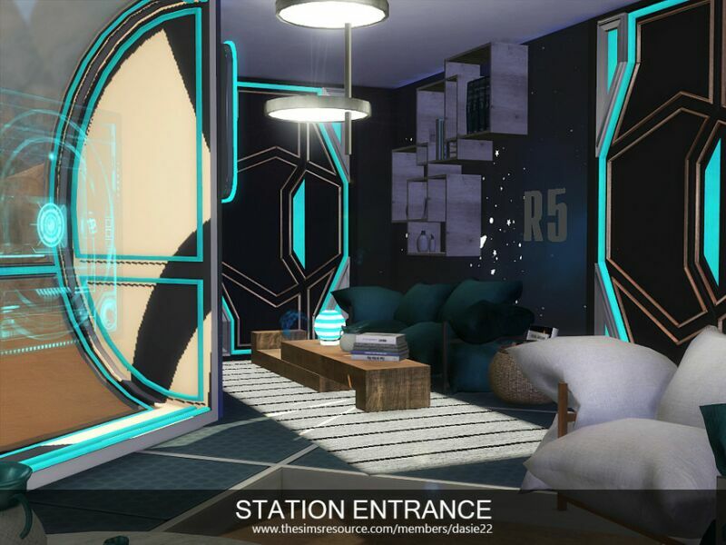 sims 4 cc station entrance by dasie2 3