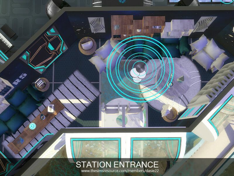 sims 4 cc station entrance by dasie2 5