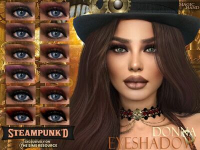 Steampunked – Donna Eyeshadow N23 By Magichand Sims 4 CC