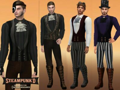 Steampunked Zephyr Outfit By Mclaynesims Sims 4 CC