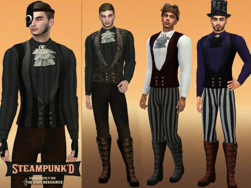 Steampunked Zephyr Outfit By Mclaynesims Sims 4 CC