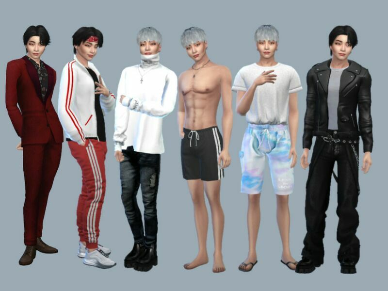 sims 4 cc suga min yoongi bts request by starafanka 2