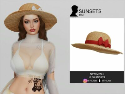 Sunsets (HAT) Sims 4 CC