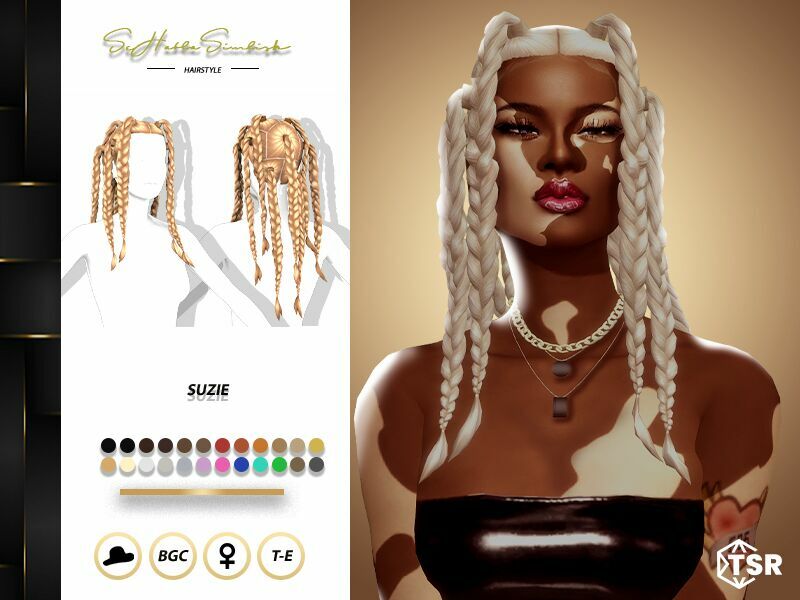 Suzie Hairstyle By Sehablasimlish Sims 4 CC