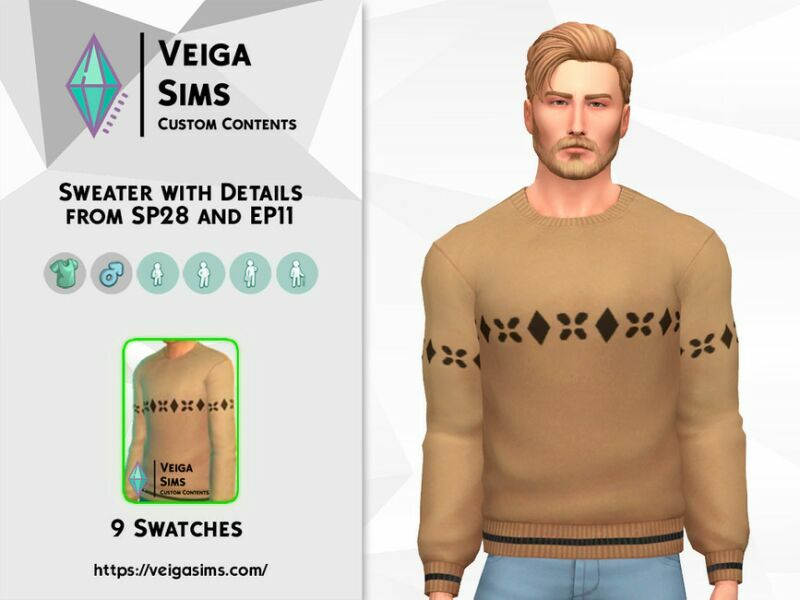 sims 4 cc sweater with details from sp28 and ep11 2