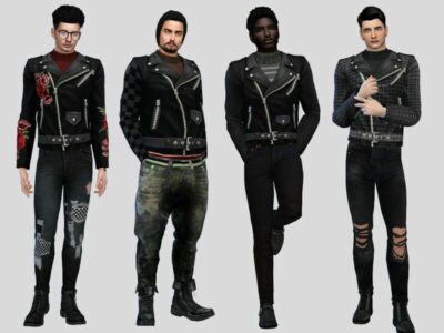 Tanner Jacket (Moschino SP) Sims 4 CC