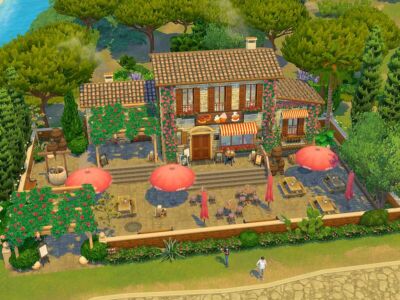 Tartosa Bakery – NO CC By Flubs79 Sims 4 CC