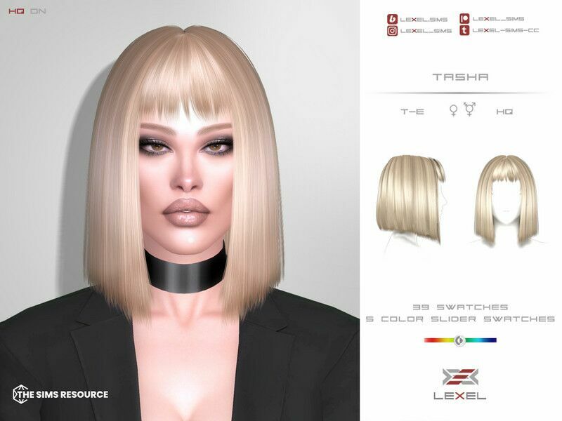 Tasha – Hairstyle Sims 4 CC