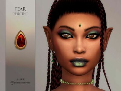 Tear Piercing By Suzue Sims 4 CC