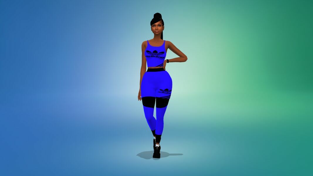 sims 4 cc the 2 in 1 af adidas active wear outfit by vtk 2