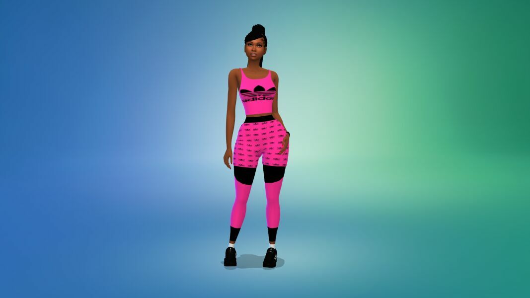 sims 4 cc the 2 in 1 af adidas active wear outfit by vtk 3