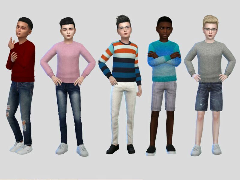 The Basic Sweater Boys By Mclaynesims Sims 4 CC