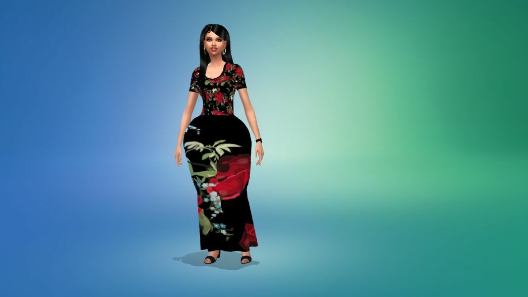 sims 4 cc the class dress long dress by vtk by vtk 5