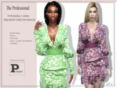 The Professional By Pizazz Sims 4 CC