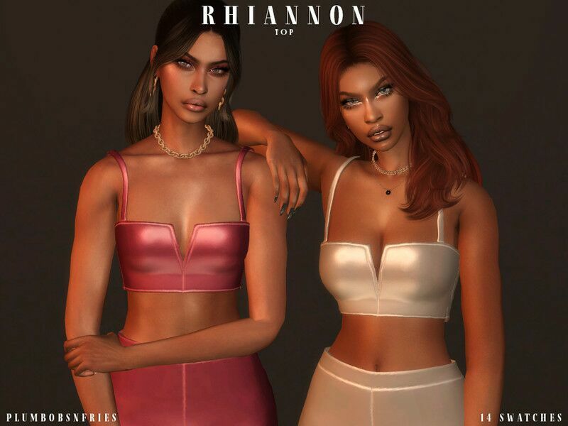 “THE / Rhiannon TOP” Sims 4 CC