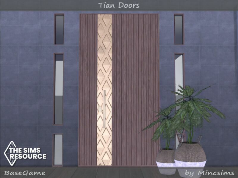 sims 4 cc tian doors by mincsims 3