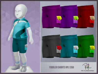 Toddler Shorts Rpl135B By Robertaplobo Sims 4 CC