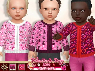 Valentines Cardigans Sims 4 CC