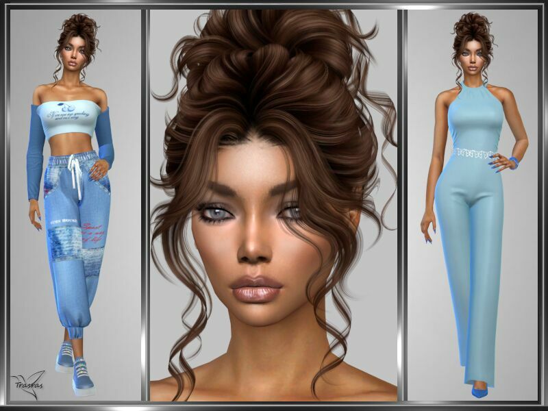 Valerie Vianay By Trasras Sims 4 CC