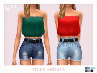 Vicky Shorts Sims 4 CC