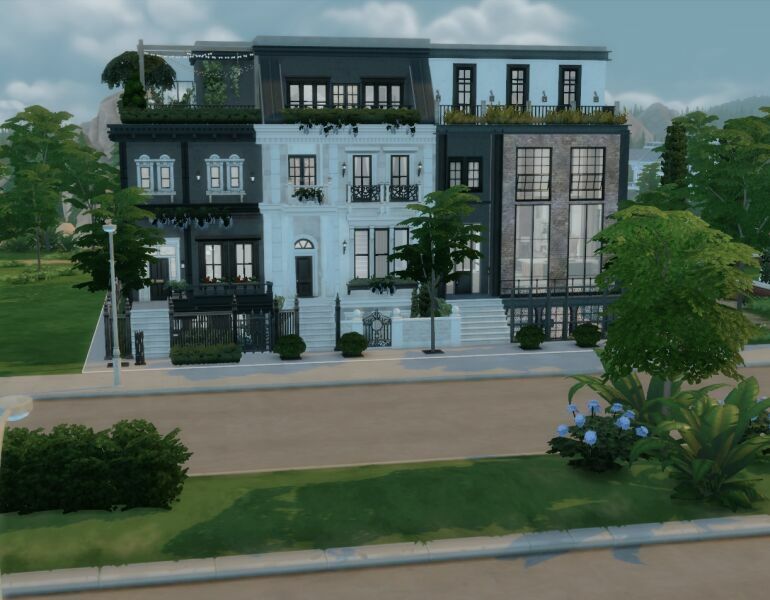 sims 4 cc victoria st townhouses 11