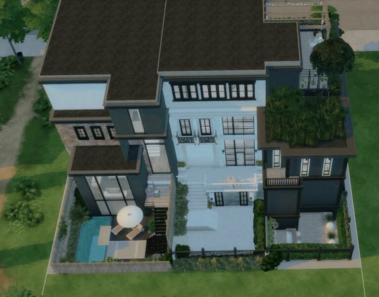 sims 4 cc victoria st townhouses 5