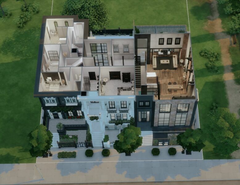 sims 4 cc victoria st townhouses 8