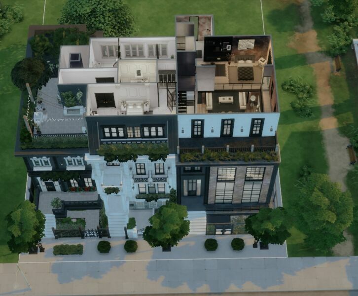 sims 4 cc victoria st townhouses 9