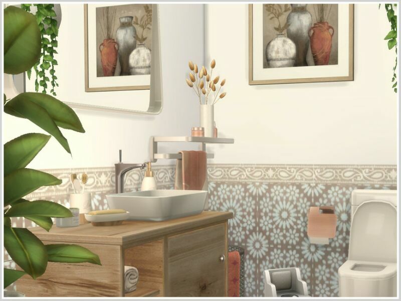 sims 4 cc villa dalt bathroom by philo 4