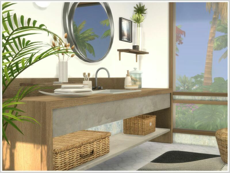 sims 4 cc villa dalt master bathroom by philo 4