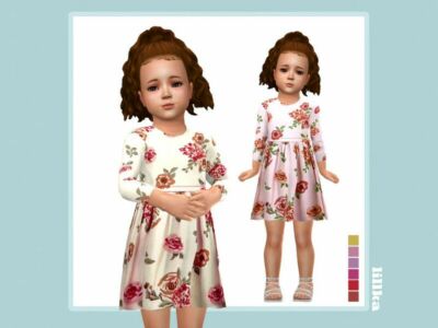 Viona Dress / Toddler Sims 4 CC