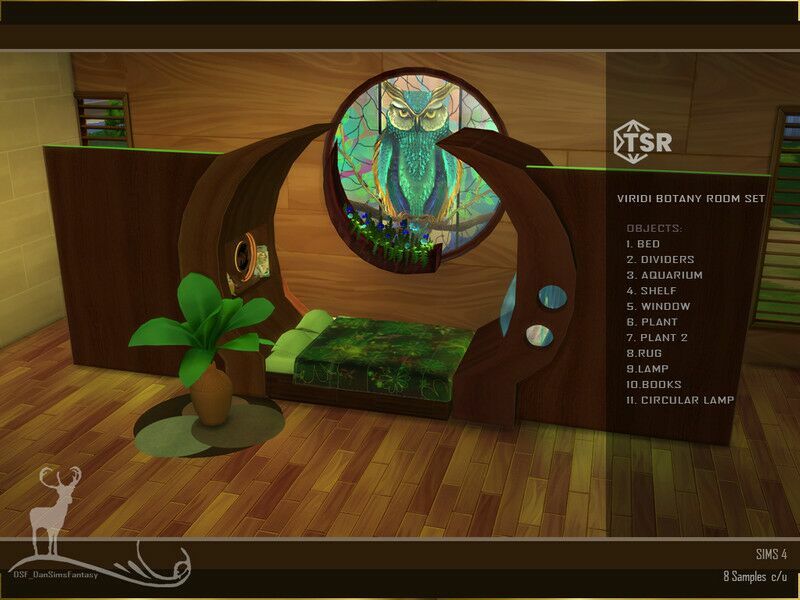 Viridi Botany Room SET By Dansimsfantasy Sims 4 CC